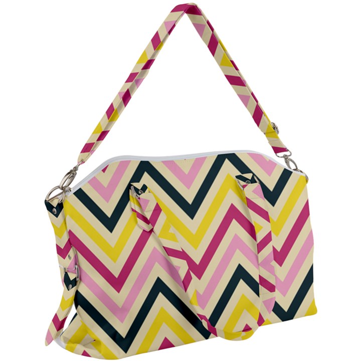 Chevron I Canvas Crossbody Bag