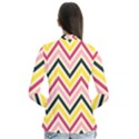 Chevron I Drape Collar Cardigan View2