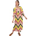 Chevron I Grecian Style  Maxi Dress View1