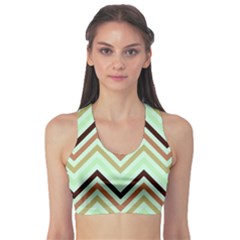 Chevron Iii Sports Bra by GardenOfOphir