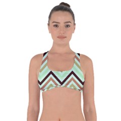 Chevron Iii Got No Strings Sports Bra by GardenOfOphir