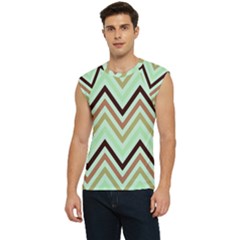 Chevron Iii Men s Raglan Cap Sleeve Tee by GardenOfOphir