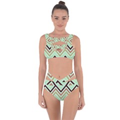 Chevron Iii Bandaged Up Bikini Set  by GardenOfOphir