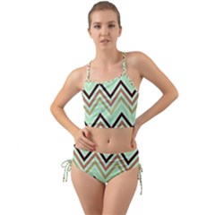 Chevron Iii Mini Tank Bikini Set by GardenOfOphir