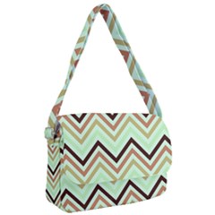 Chevron Iii Courier Bag by GardenOfOphir