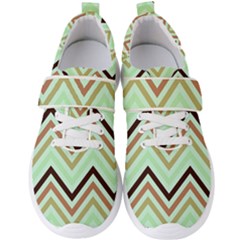 Chevron Iii Men s Velcro Strap Shoes by GardenOfOphir