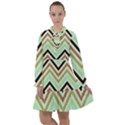 Chevron Iii All Frills Chiffon Dress View1