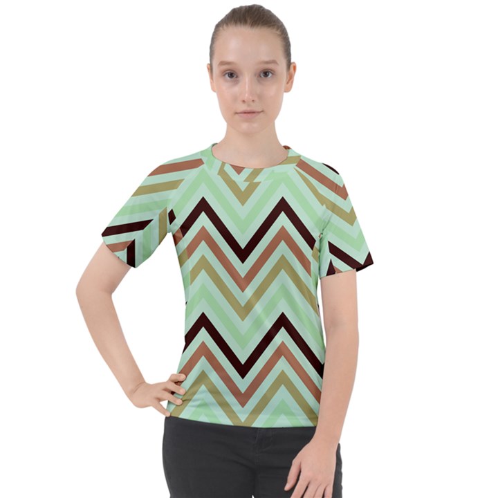 Chevron Iii Women s Sport Raglan Tee