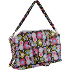 Pretty Flowers Canvas Crossbody Bag by GardenOfOphir