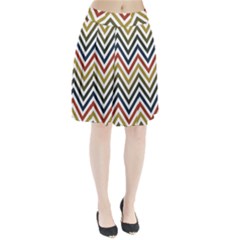 Chevron Ii Pleated Skirt by GardenOfOphir