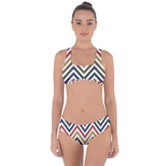 Chevron Ii Criss Cross Bikini Set by GardenOfOphir