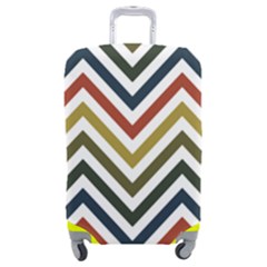 Chevron Ii Luggage Cover (medium) by GardenOfOphir