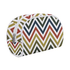 Chevron Ii Make Up Case (small) by GardenOfOphir