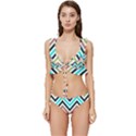 Cevron I Low Cut Ruffle Edge Bikini Set View1