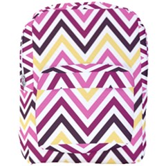 Pretty Chevron Full Print Backpack by GardenOfOphir