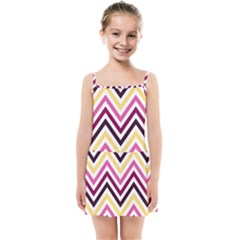 Pretty Chevron Kids  Summer Sun Dress by GardenOfOphir