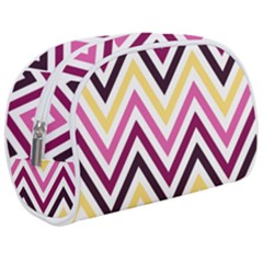 Pretty Chevron Make Up Case (medium) by GardenOfOphir