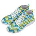 Green Chevron Men s Lightweight High Top Sneakers View2