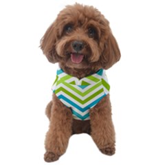 Green Chevron Dog Sweater by GardenOfOphir