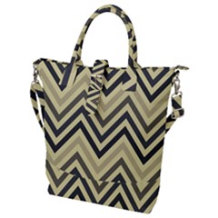 Mute Chevron Buckle Top Tote Bag by GardenOfOphir