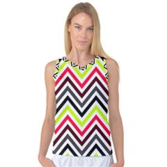 Chevron Women s Basketball Tank Top by GardenOfOphir