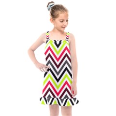 Chevron Kids  Overall Dress by GardenOfOphir