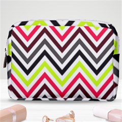 Chevron Make Up Pouch (medium) by GardenOfOphir