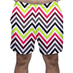 Chevron Men s Shorts by GardenOfOphir