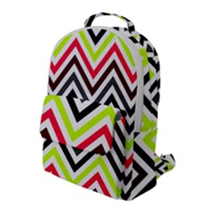 Chevron Flap Pocket Backpack (large) by GardenOfOphir