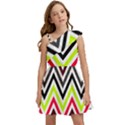 Chevron Kids  One Shoulder Party Dress View1