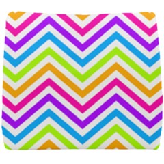 Bright Chevron Seat Cushion by GardenOfOphir