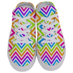 Bright Chevron Half Slippers by GardenOfOphir