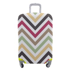 Colorful Chevron Luggage Cover (small) by GardenOfOphir