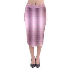 Pattern 93 Velvet Midi Pencil Skirt by GardenOfOphir