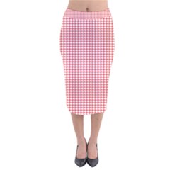 Pattern 94 Velvet Midi Pencil Skirt by GardenOfOphir