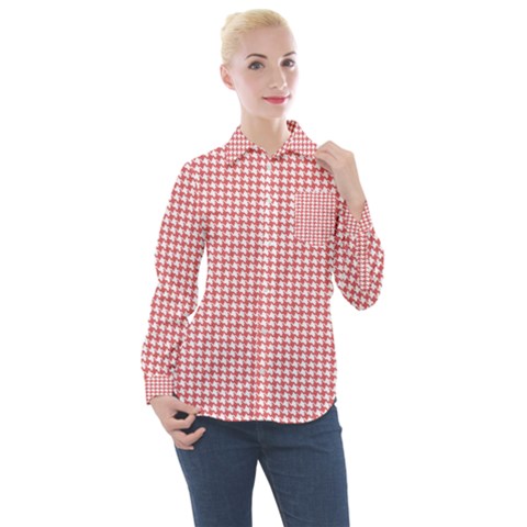 Pattern 94 Women s Long Sleeve Pocket Shirt by GardenOfOphir