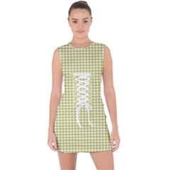 Pattern 96 Lace Up Front Bodycon Dress by GardenOfOphir