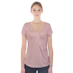 Pattern 100 Short Sleeve Front Detail Top