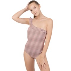 Pattern 100 Frilly One Shoulder Swimsuit