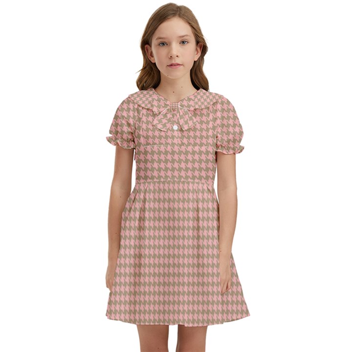 Pattern 100 Kids  Bow Tie Puff Sleeve Dress