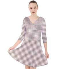 Pattern 99 Quarter Sleeve Front Wrap Dress