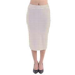 Pattern 99 Velvet Midi Pencil Skirt by GardenOfOphir