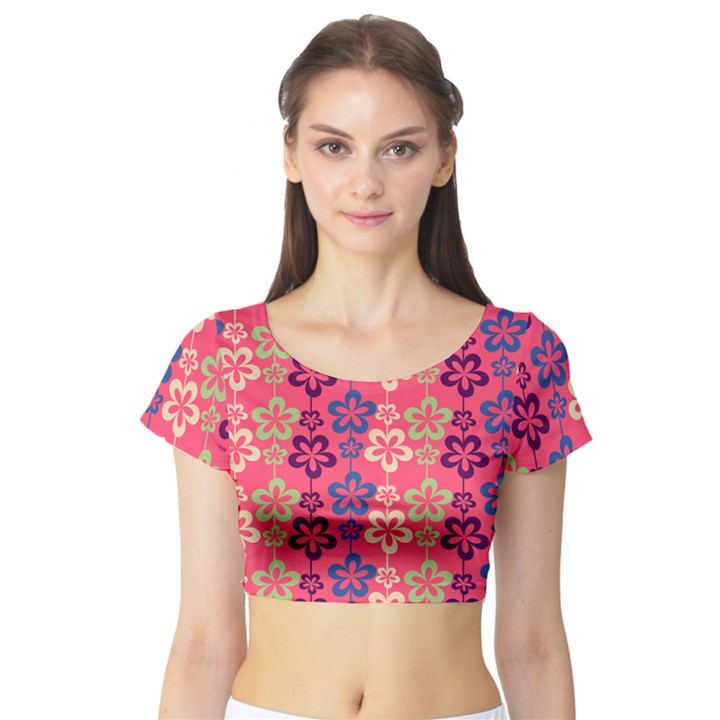 Pattern 102 Short Sleeve Crop Top