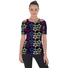 Pattern 103 Shoulder Cut Out Short Sleeve Top by GardenOfOphir