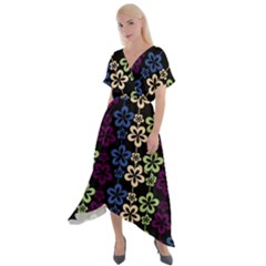 Pattern 103 Cross Front Sharkbite Hem Maxi Dress by GardenOfOphir