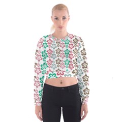 Pattern 105 Cropped Sweatshirt by GardenOfOphir