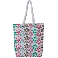 Pattern 105 Full Print Rope Handle Tote (small) by GardenOfOphir