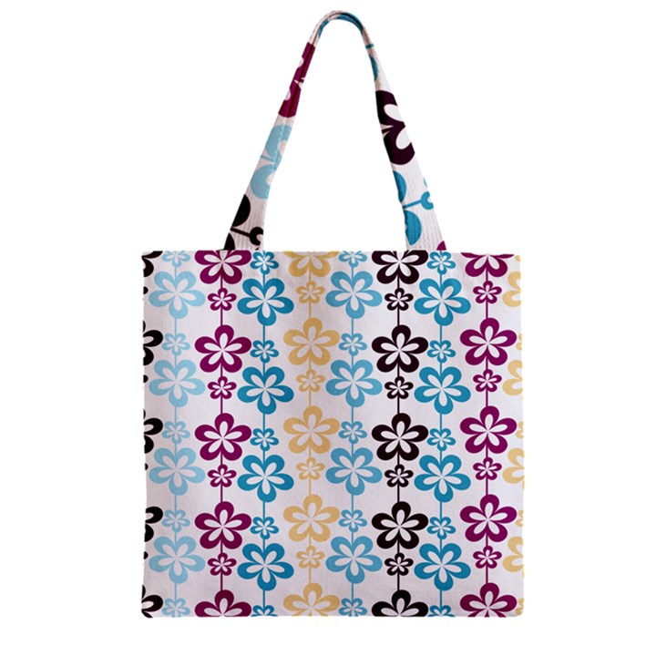 Pattern 104 Zipper Grocery Tote Bag