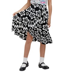 Pattern 106 Kids  Ruffle Flared Wrap Midi Skirt