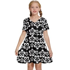 Pattern 106 Kids  Short Sleeve Tiered Mini Dress by GardenOfOphir